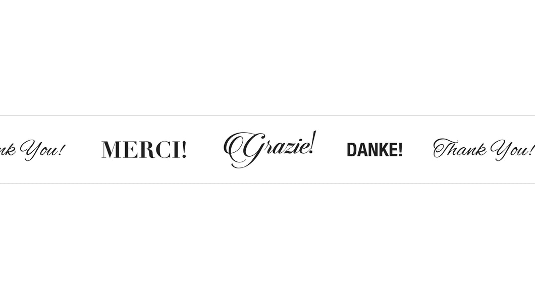 Thank You Merci A
