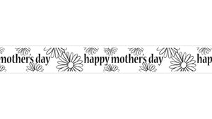 Mother's Day - Happy Mother's Day Flower (100 Yard Roll)