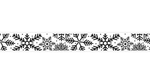 Christmas - Cut Snowflakes (100 Yard Roll)